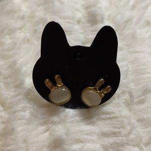 3 for 10 EARRINGS - white bunny 🐰